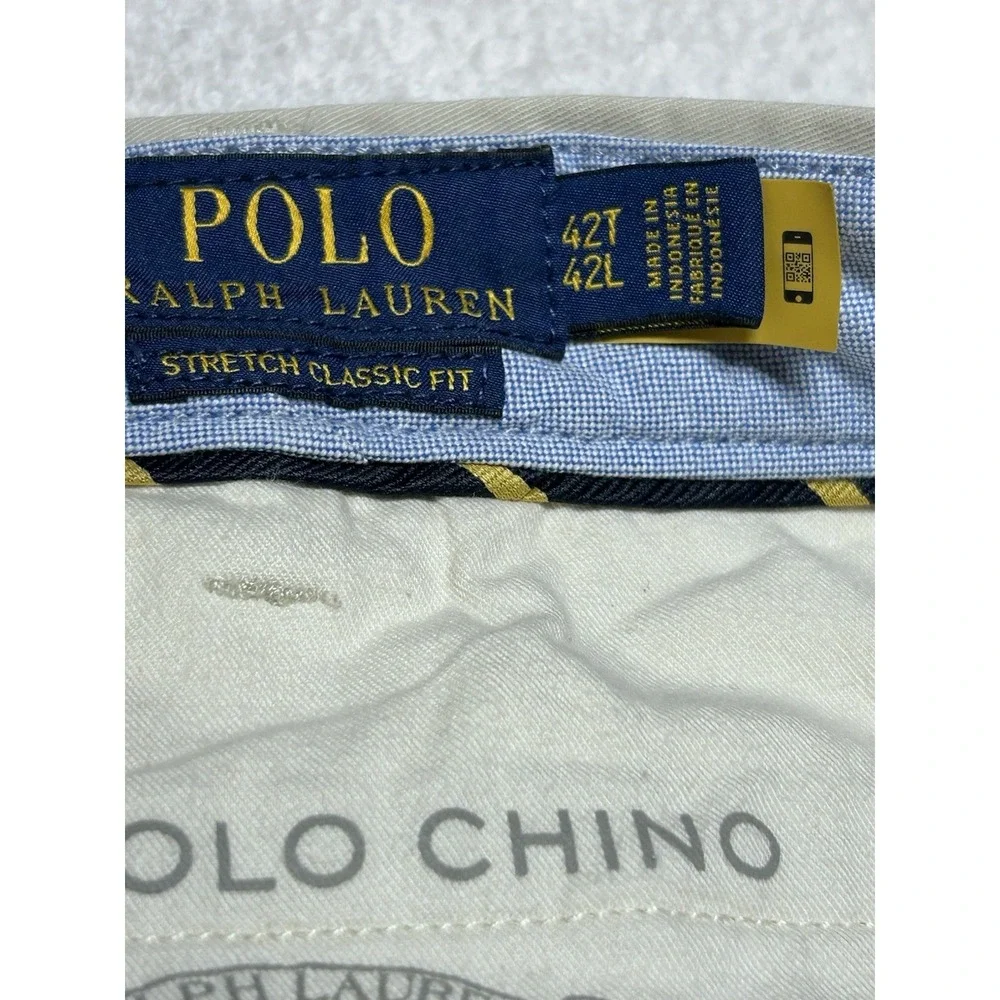 Polo Ralph Lauren Classic Fit Flat Front Chino Shorts Mens 42T (Tall) Preppy